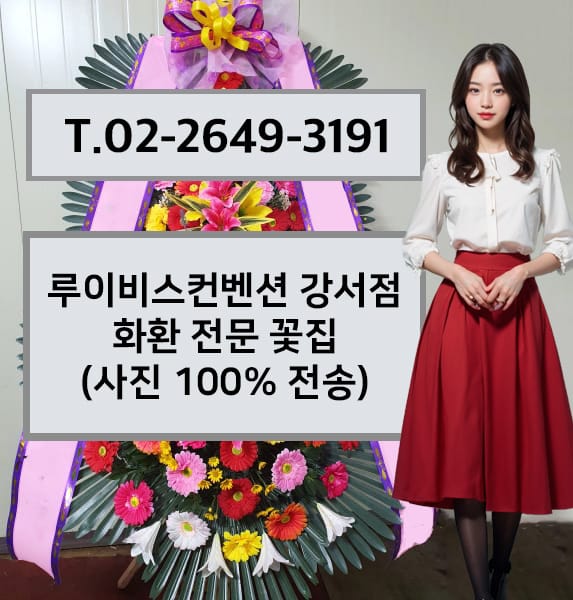 루이비스컨벤션 강서점 화환 전문 꽃집