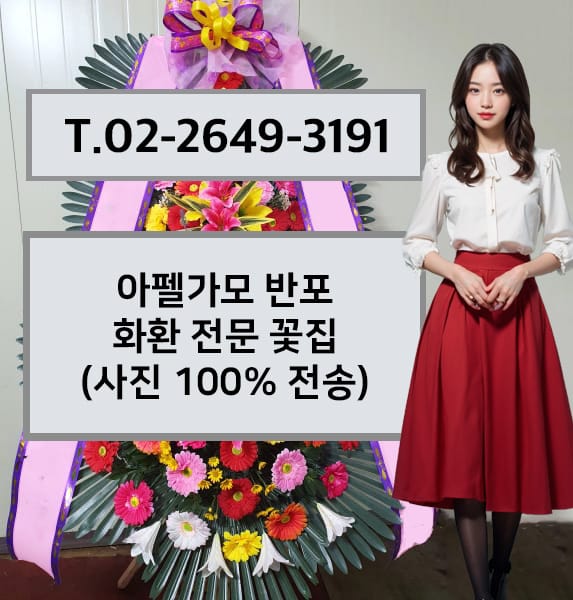 아펠가모 반포 화환 전문 꽃집