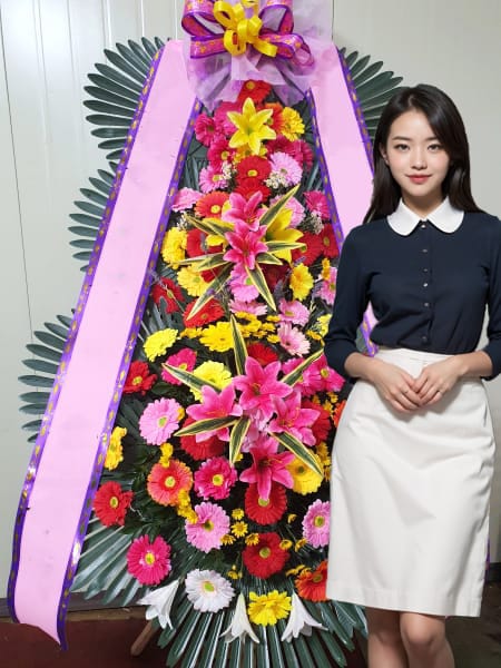 더채플앳논현 3단화환 기본형